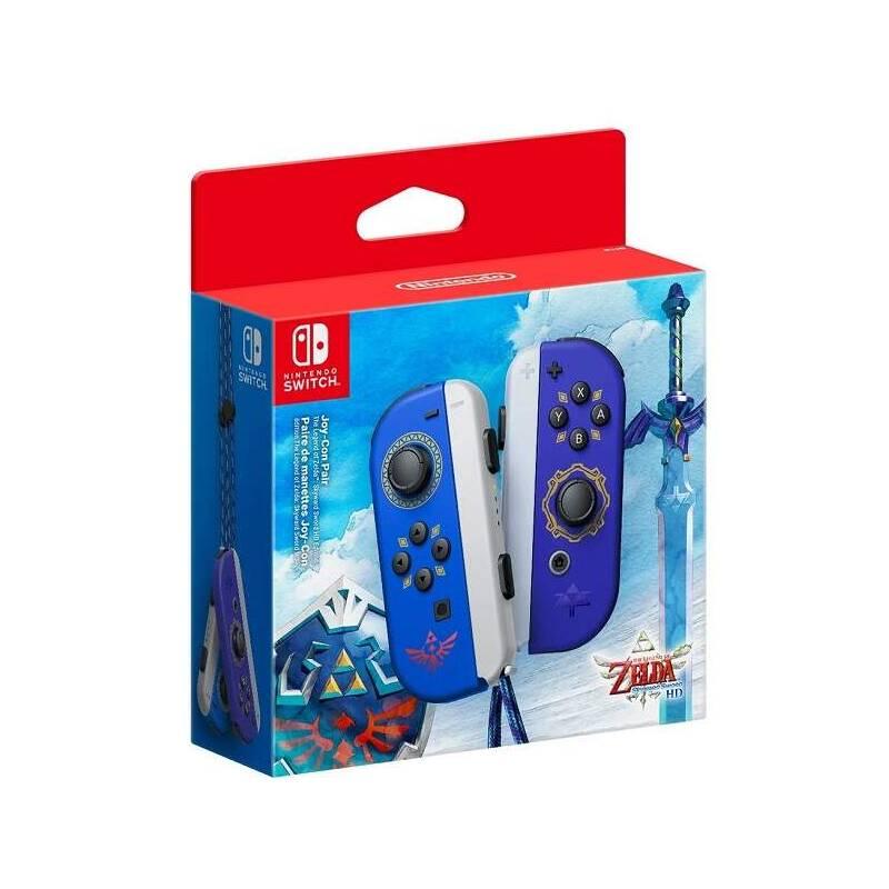 Gamepad Nintendo SWITCH Joy-Con Pair Hylian Shield and Master Sword modrý fialový