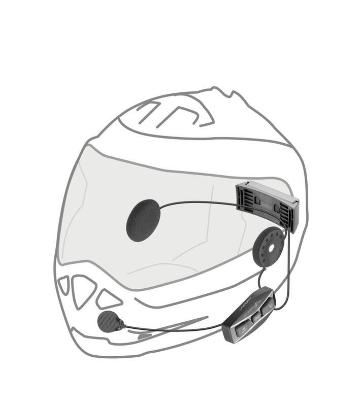 Handsfree Interphone U-COM4 pro uzavřené a otevřené přilby Twin Pack