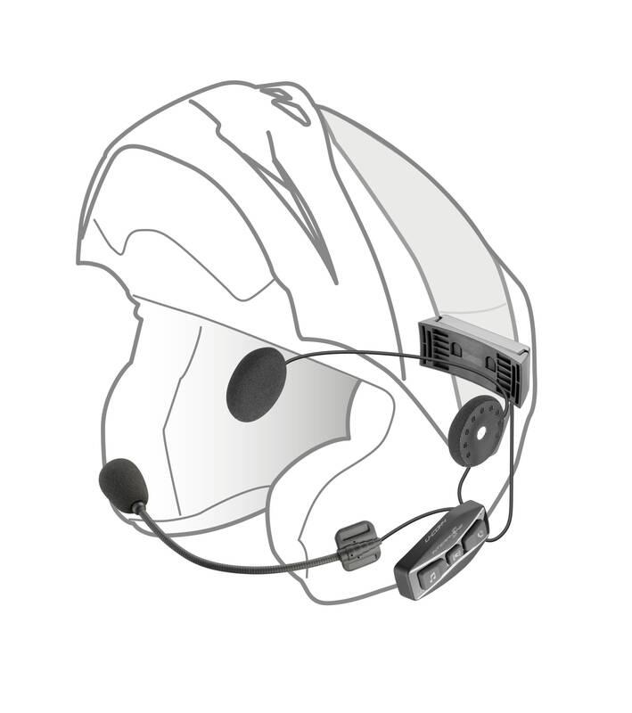 Handsfree Interphone U-COM4 pro uzavřené a otevřené přilby Twin Pack