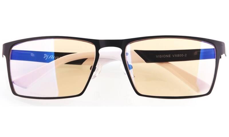 Herní brýle Arozzi VISIONE VX-800, jantarová skla černé bílé, Herní, brýle, Arozzi, VISIONE, VX-800, jantarová, skla, černé, bílé