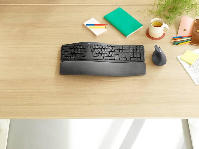 Klávesnice Logitech Wireless ERGO K860, CZ