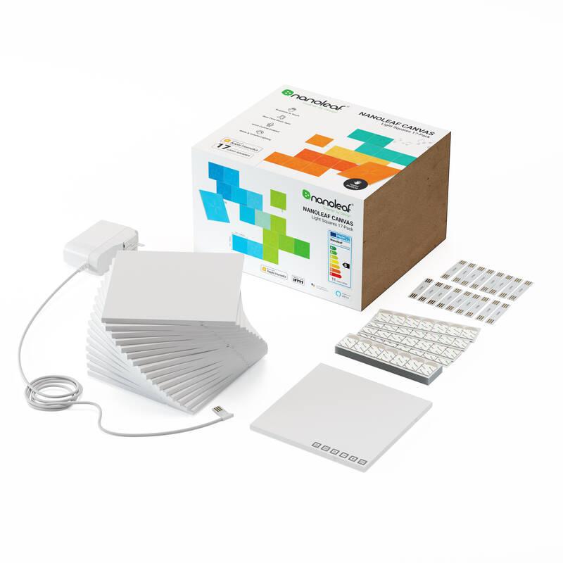 LED světlo Nanoleaf Canvas Smarter Kit 17ks