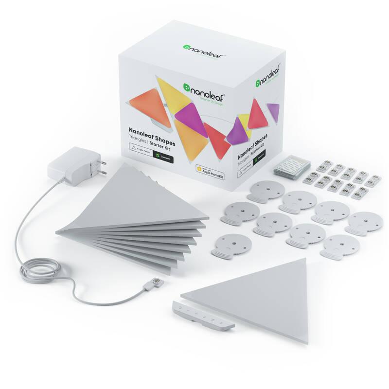 LED světlo Nanoleaf Shapes Triangles Starter Kit 9ks