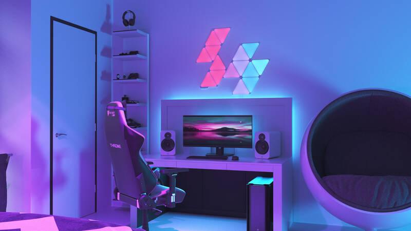 LED světlo Nanoleaf Shapes Triangles Starter Kit 9ks