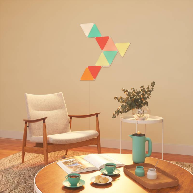 LED světlo Nanoleaf Shapes Triangles Starter Kit 9ks