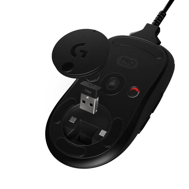 Myš Logitech Gaming G Pro Lightspeed Wireless černá, Myš, Logitech, Gaming, G, Pro, Lightspeed, Wireless, černá
