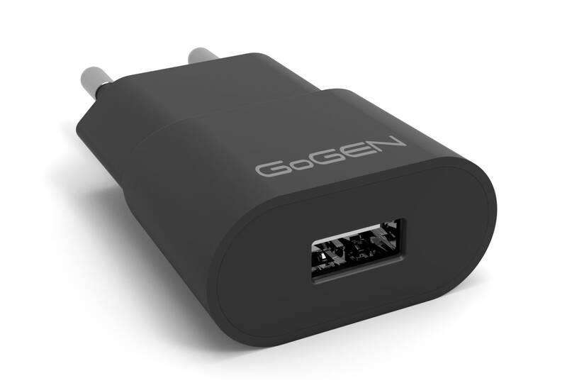 Nabíječka do sítě GoGEN ACH 102,1x USB 1A černá, Nabíječka, do, sítě, GoGEN, ACH, 102,1x, USB, 1A, černá