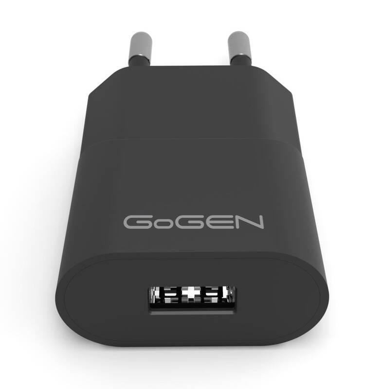 Nabíječka do sítě GoGEN ACH 102,1x USB 1A černá, Nabíječka, do, sítě, GoGEN, ACH, 102,1x, USB, 1A, černá