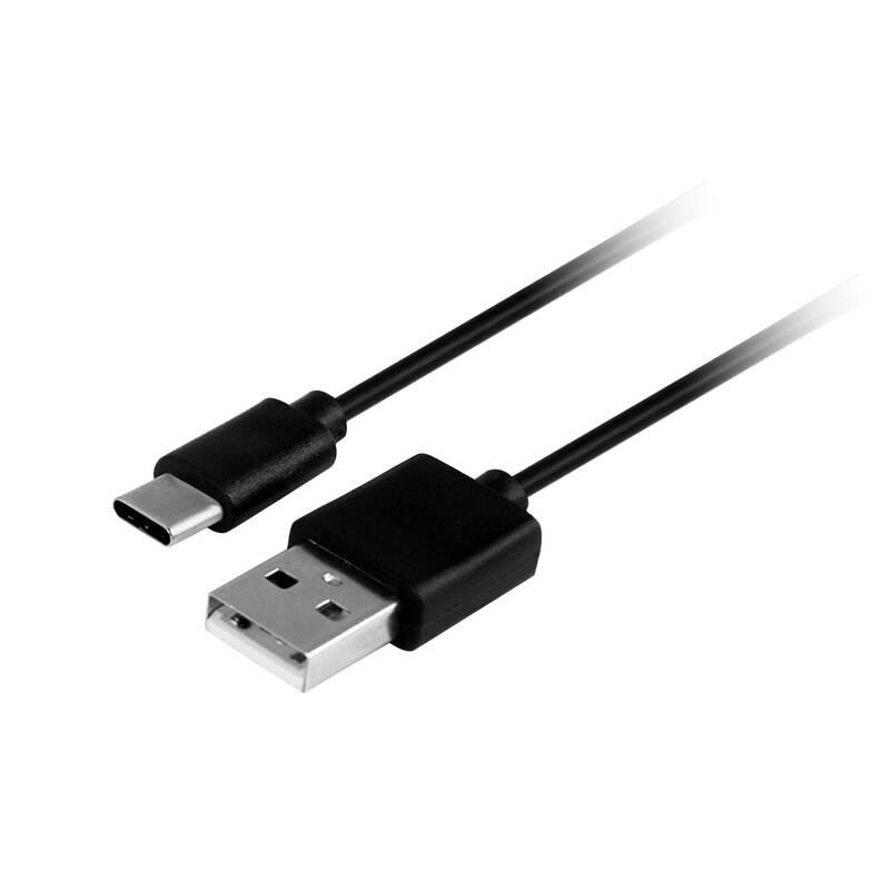 Nabíječka do sítě GoGEN ACH 103 CC,1x USB 1A USB-C kabel 1m černá