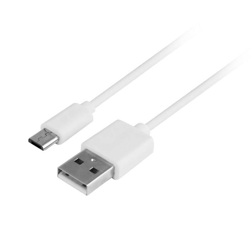 Nabíječka do sítě GoGEN ACH 103 MC,1x USB 1A microUSB kabel 1m bílá, Nabíječka, do, sítě, GoGEN, ACH, 103, MC,1x, USB, 1A, microUSB, kabel, 1m, bílá