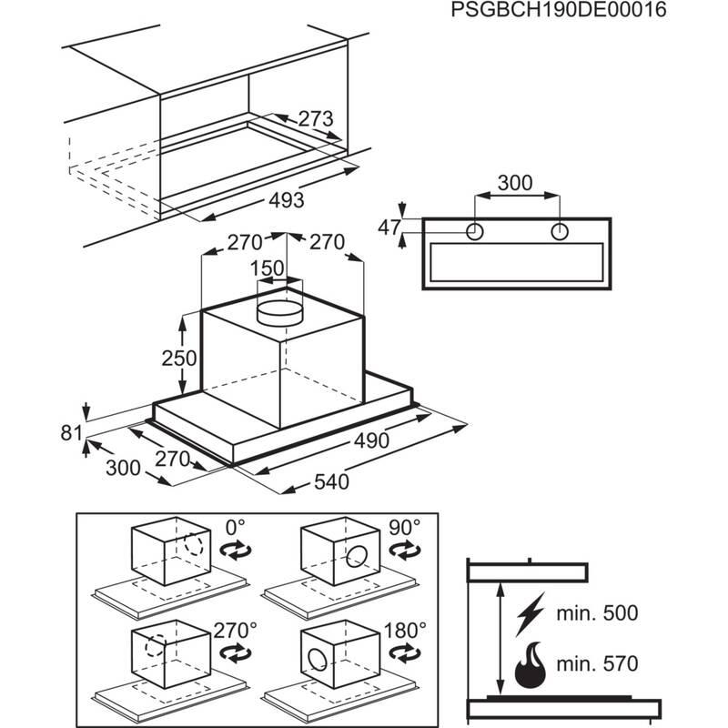 Odsavač par Electrolux 700 SENSE LFG716W