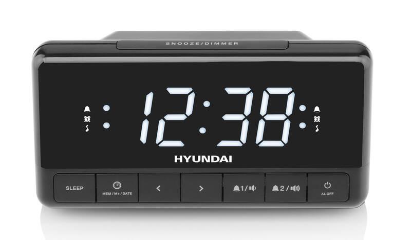 Radiobudík Hyundai RAC 341 PLLBW černý