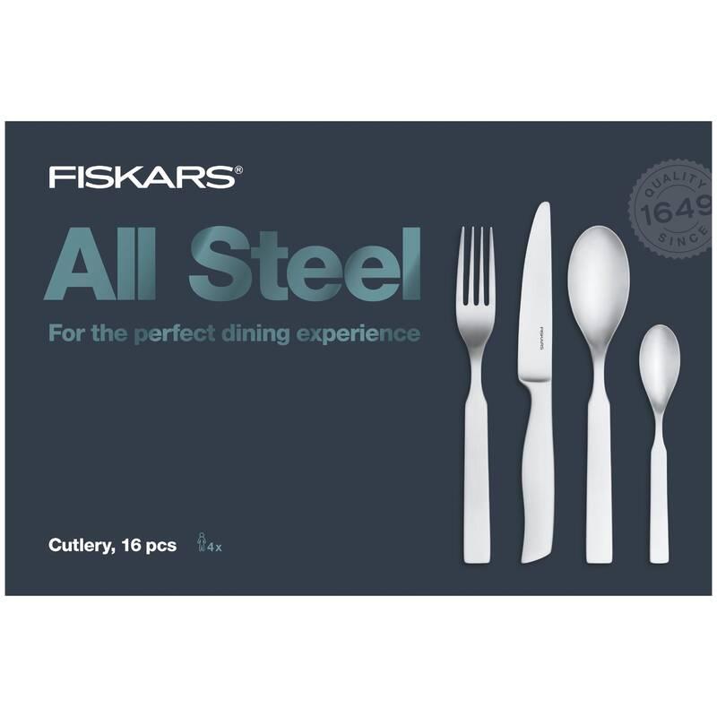 Sada příborů Fiskars All Steel 16 ks, Sada, příborů, Fiskars, All, Steel, 16, ks