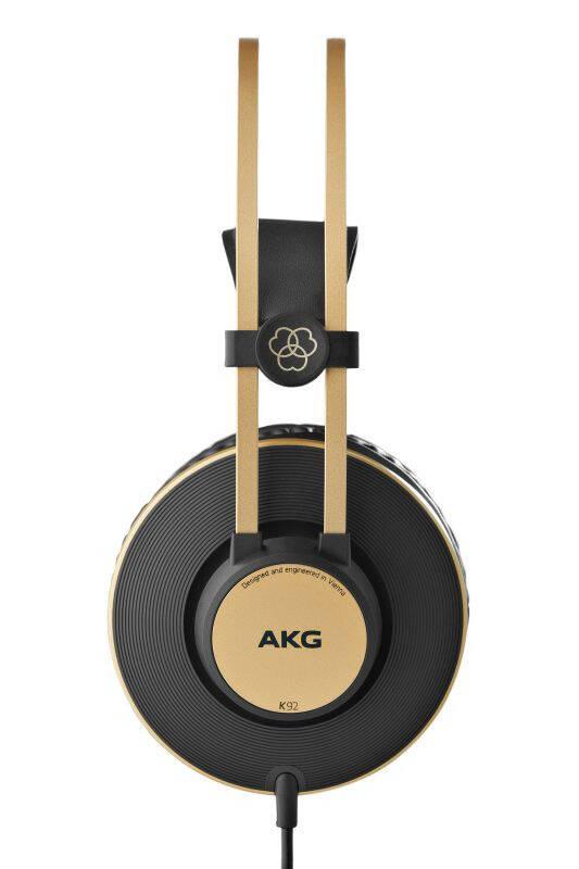Sluchátka AKG K92 černá zlatá