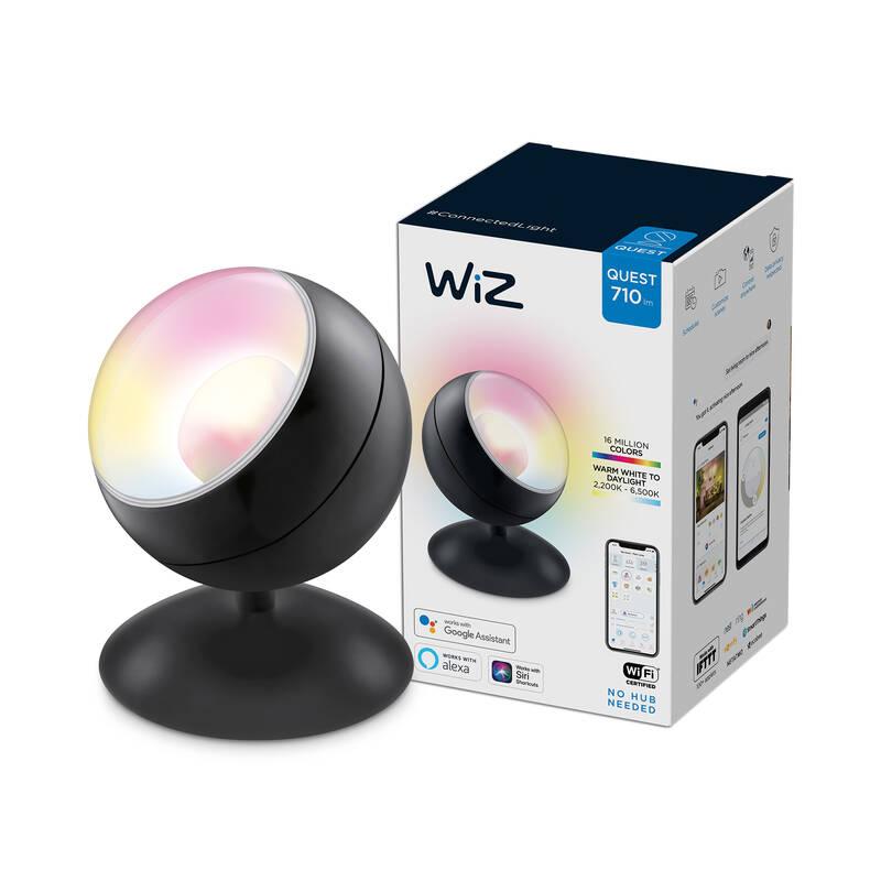 Stolní LED lampička WiZ Quest černá