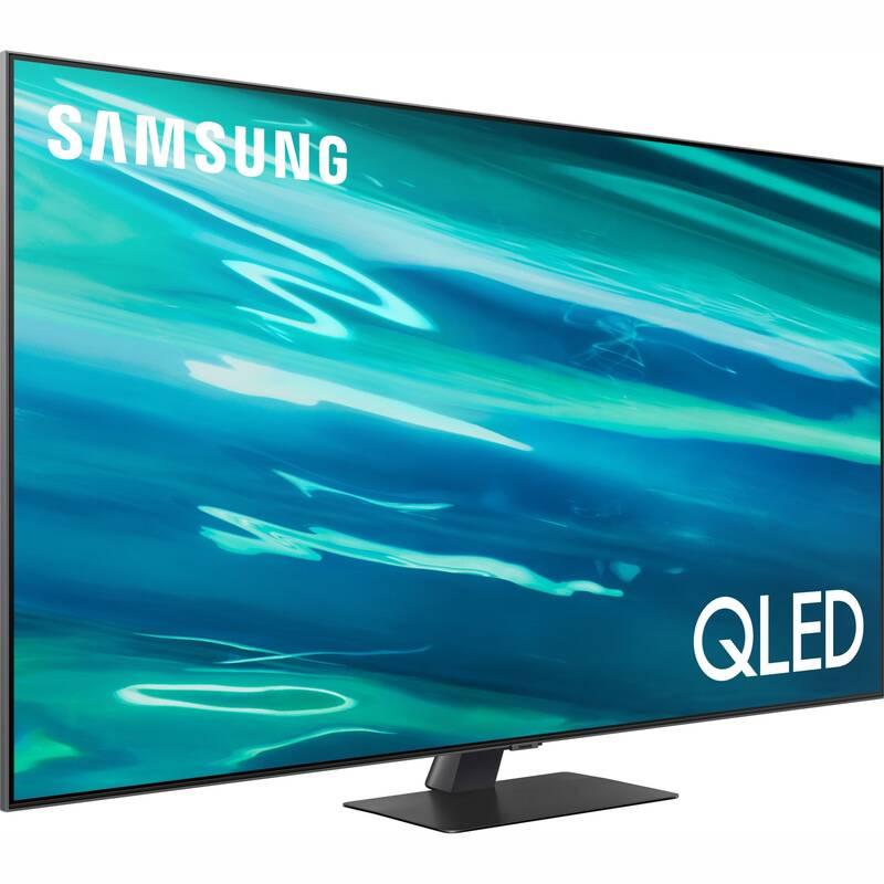 Televize Samsung QE55Q80AA stříbrná