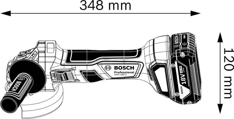 Úhlová bruska Bosch GWS 180 Li