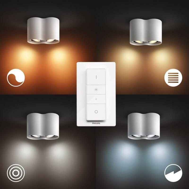 Bodové svítidlo Philips Hue Pillar White Ambiance 2 Spot bílé
