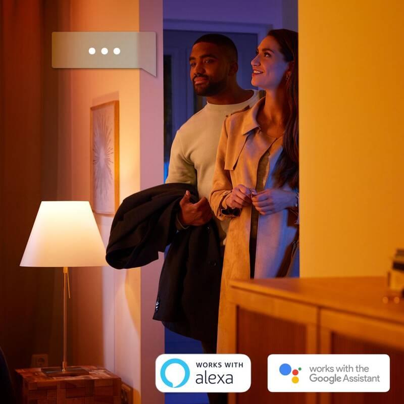 Bodové svítidlo Philips Hue Pillar White Ambiance 2 Spot černé