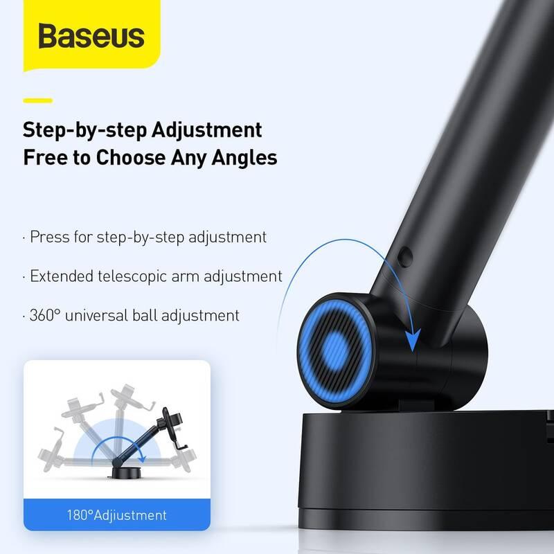 Držák na mobil Baseus Simplism Gravity černý