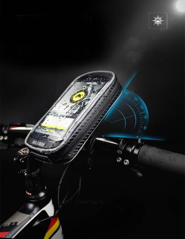 Držák na mobil WILD MAN H16 na řídítka do 6