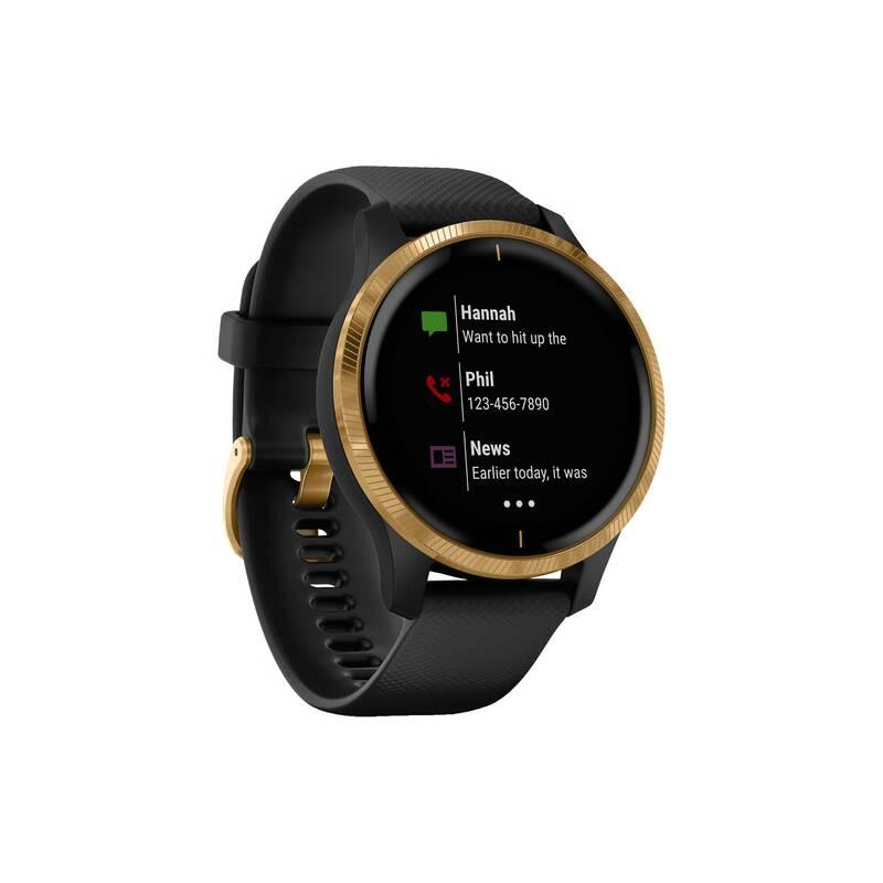 GPS hodinky Garmin Venu Gold Black