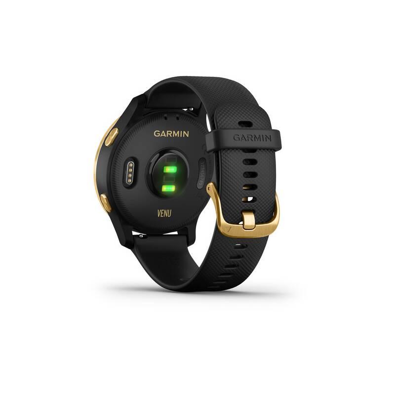 GPS hodinky Garmin Venu Gold Black