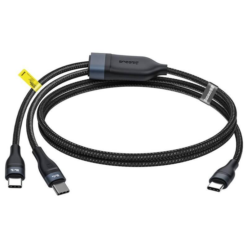 Kabel Baseus Flash Series USB-C USB-C USB-C 100W 1,5m černý
