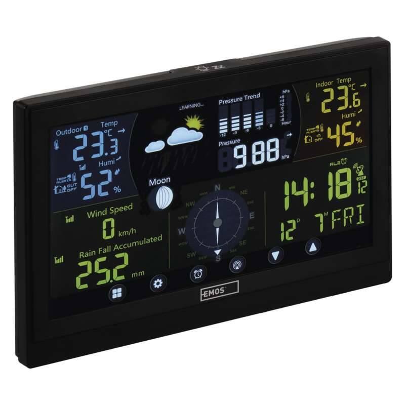 Meteorologická stanice EMOS E6016 černá, Meteorologická, stanice, EMOS, E6016, černá