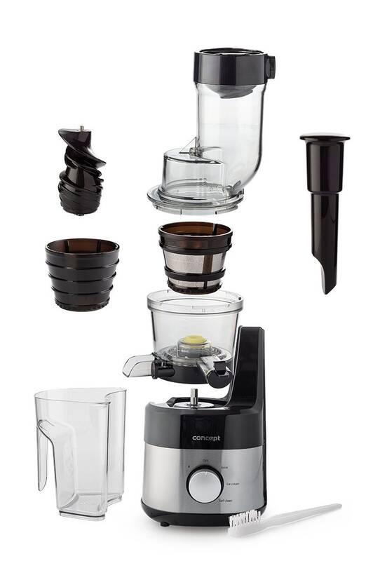 Odšťavňovač Concept LO7080 černý nerez