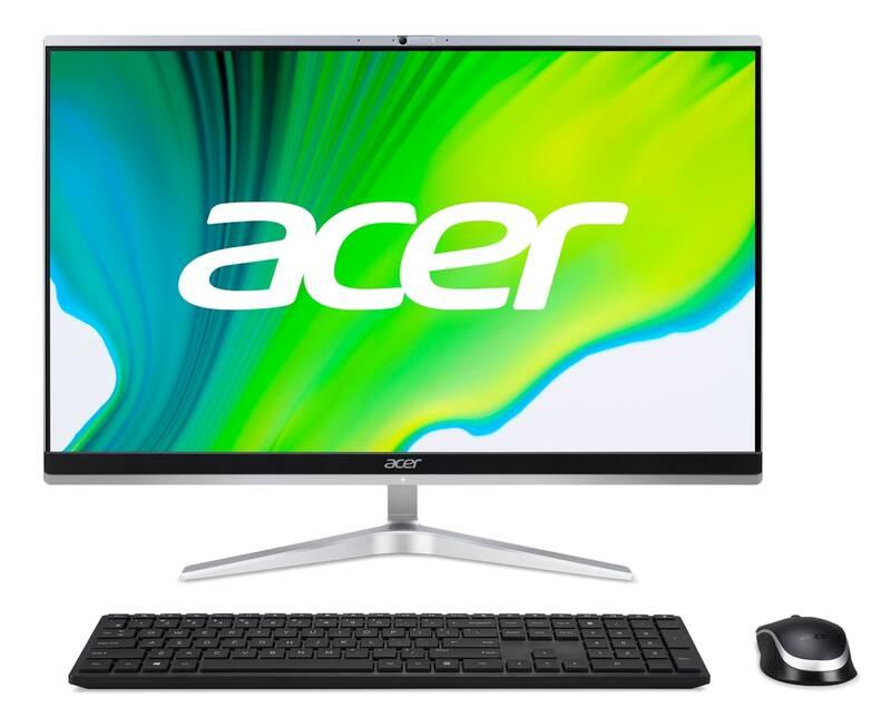Počítač All In One Acer Aspire C24-1650 stříbrný, Počítač, All, One, Acer, Aspire, C24-1650, stříbrný