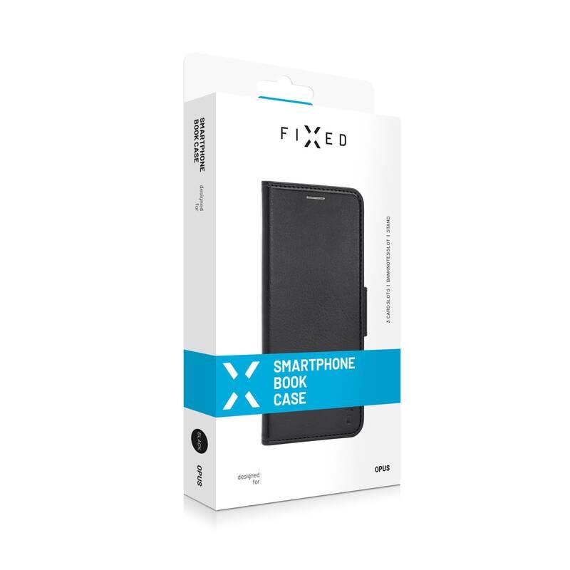 Pouzdro na mobil flipové FIXED Opus New Edition na Honor 10X Lite černé
