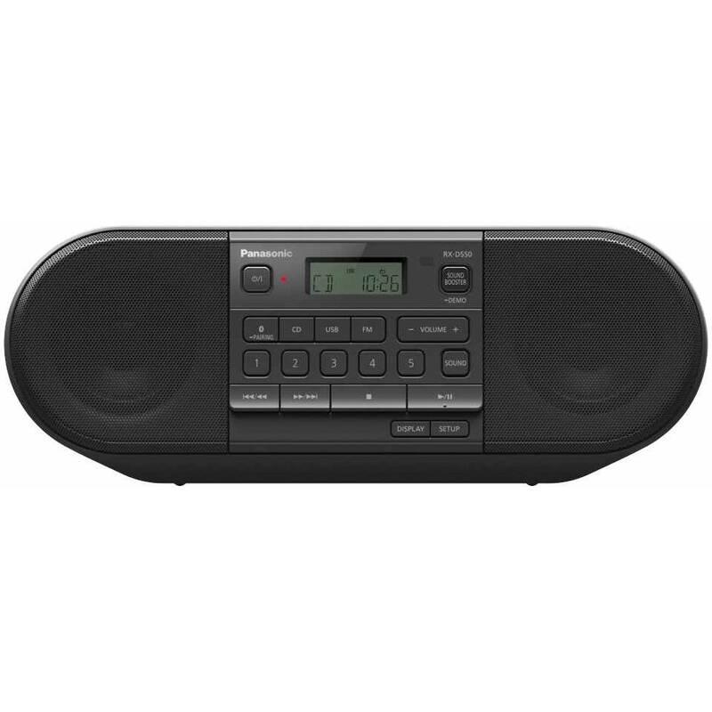 Radiopřijímač s CD Panasonic RX-D550E-K černý