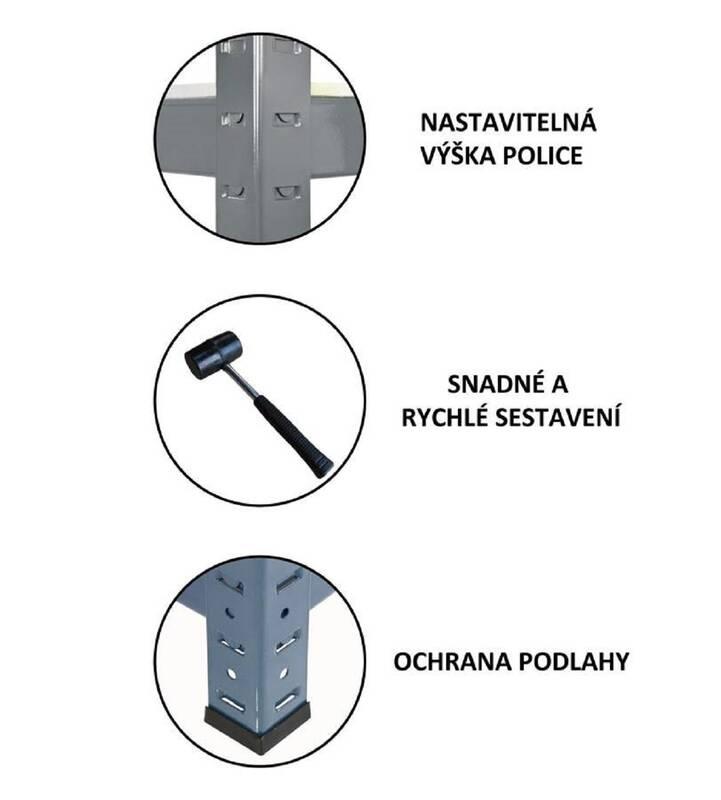 Regál úložný J.A.D. TOOLS Heavy Duty