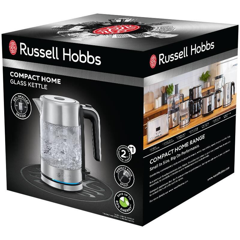 Rychlovarná konvice RUSSELL HOBBS 24191-70 Compact Home Glass sklo
