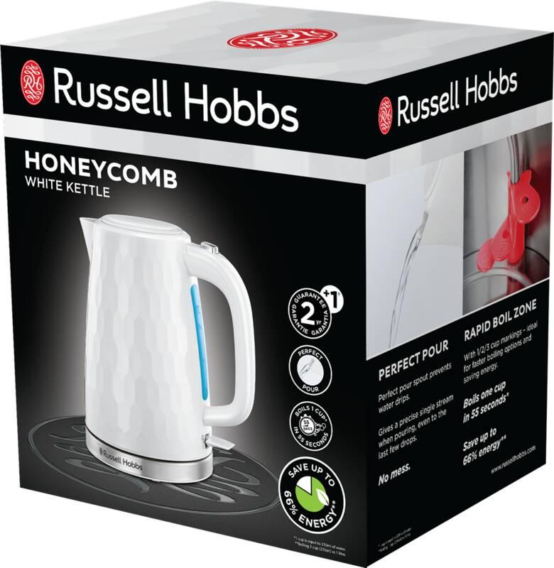 Rychlovarná konvice RUSSELL HOBBS 26050-70 Honeycomb White