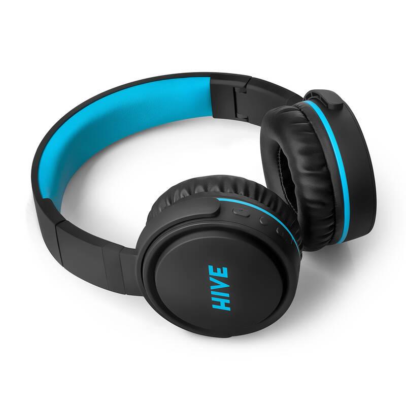 Sluchátka Niceboy HIVE XL 2021 černá modrá