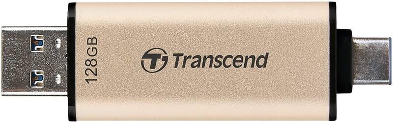 USB Flash Transcend JetFlash 930C 128GB zlatý, USB, Flash, Transcend, JetFlash, 930C, 128GB, zlatý