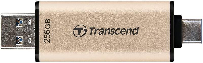 USB Flash Transcend JetFlash 930C 256GB zlatý, USB, Flash, Transcend, JetFlash, 930C, 256GB, zlatý
