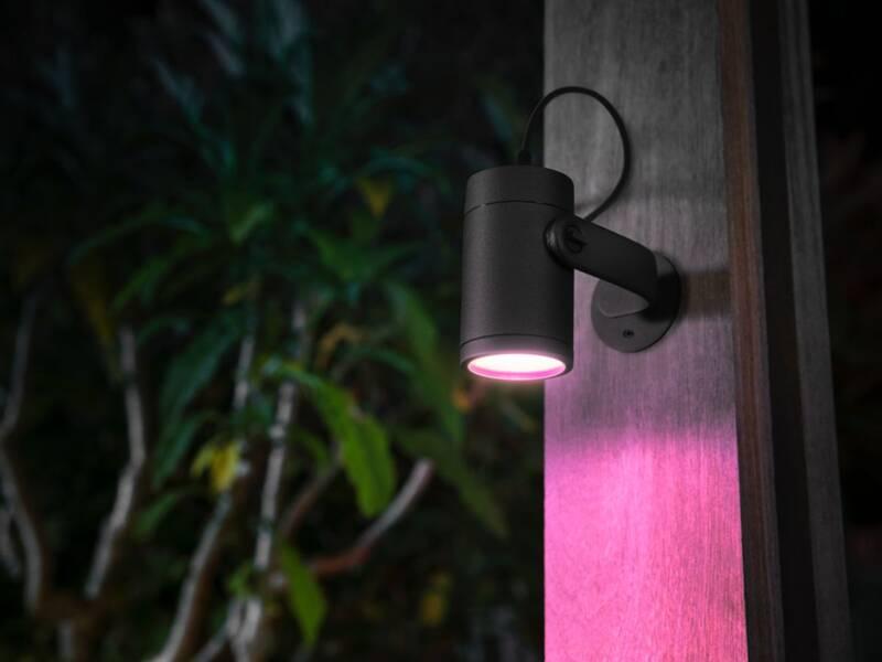 Venkovní svítidlo Philips Hue Lily White and Color Ambiance Spot černé