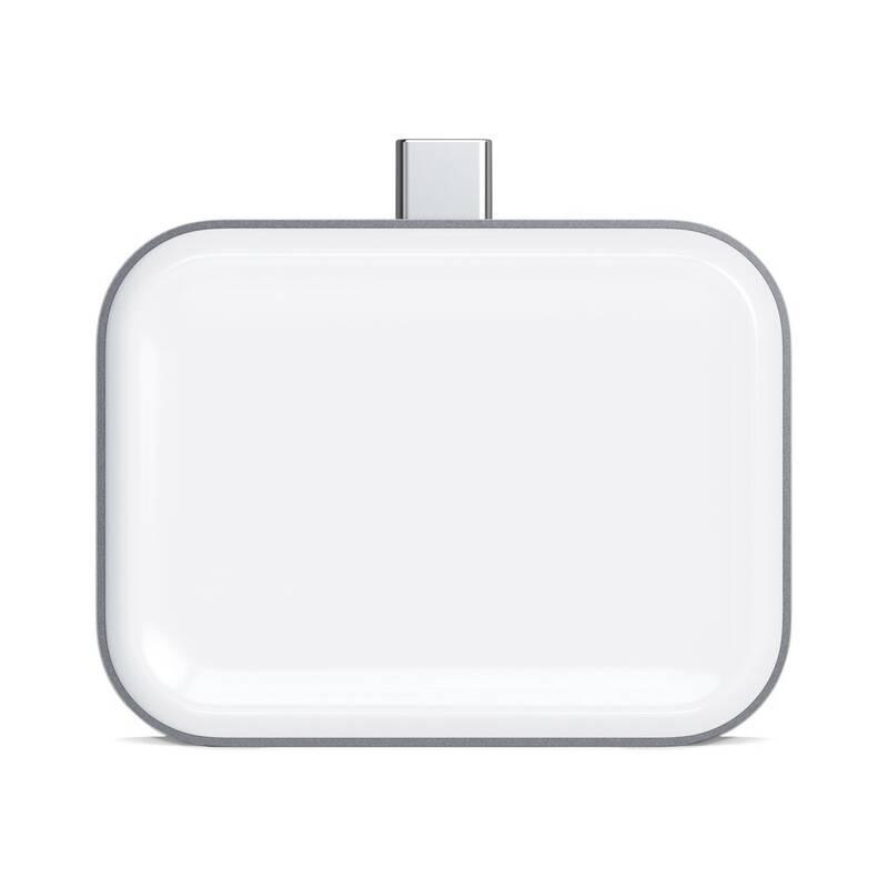 Bezdrátová nabíječka Satechi USB-C Dock pro AirPods šedá