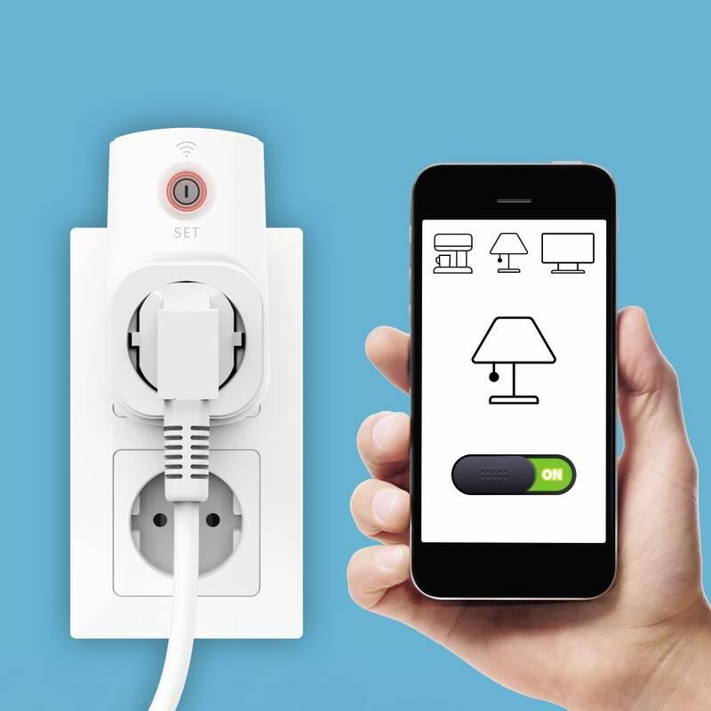 Chytrá zásuvka Hama SMART WiFi, 230 V 16 A