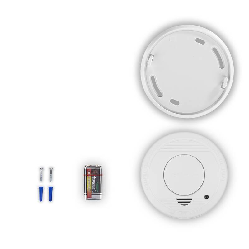 Detektor kouře Smartwares RM250 bílý, Detektor, kouře, Smartwares, RM250, bílý