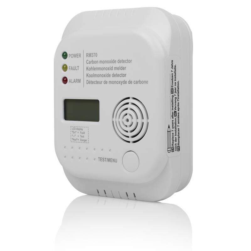 Detektor oxidu uhelnatého Smartwares RM370 bílý