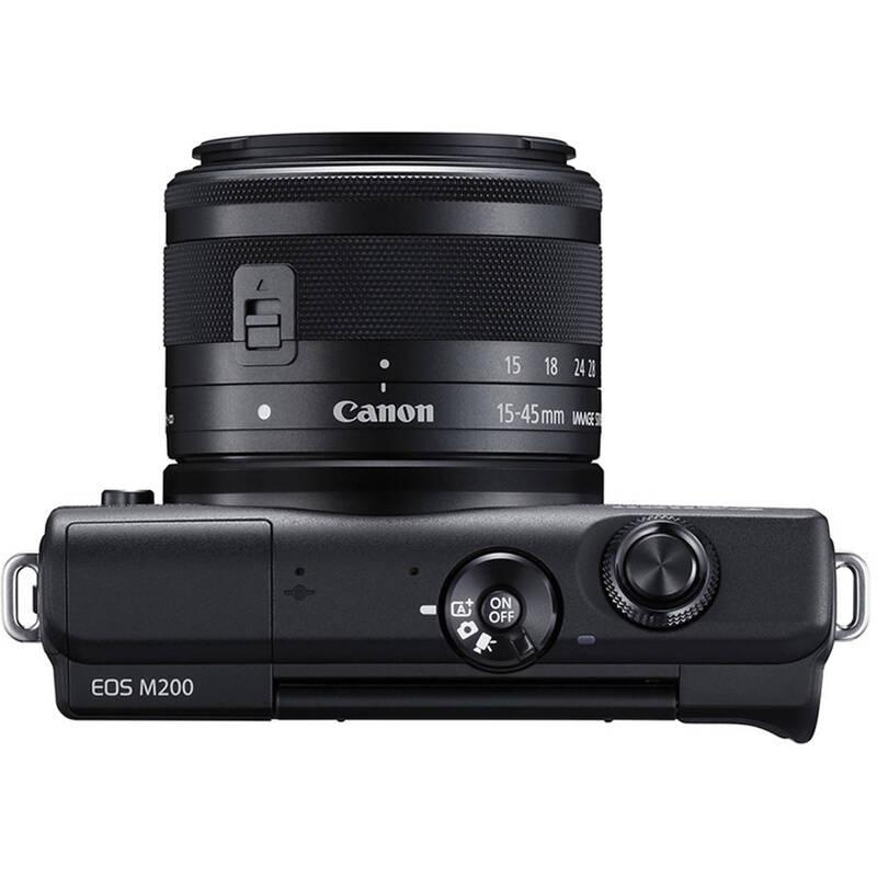 Digitální fotoaparát Canon EOS M200 EF-M 15-45 IS STM Web Cam Kit černý