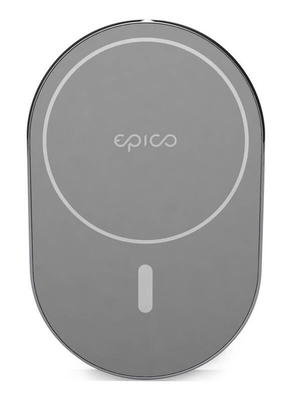 Držák na mobil Epico Elipse s Magsafe 15W šedý