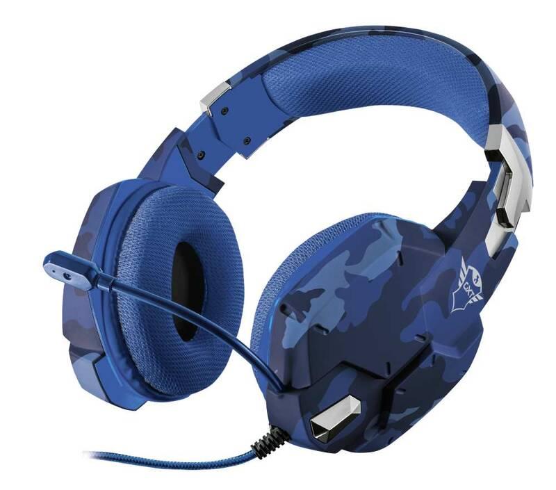 Headset Trust GXT 322B Carus - camo blue