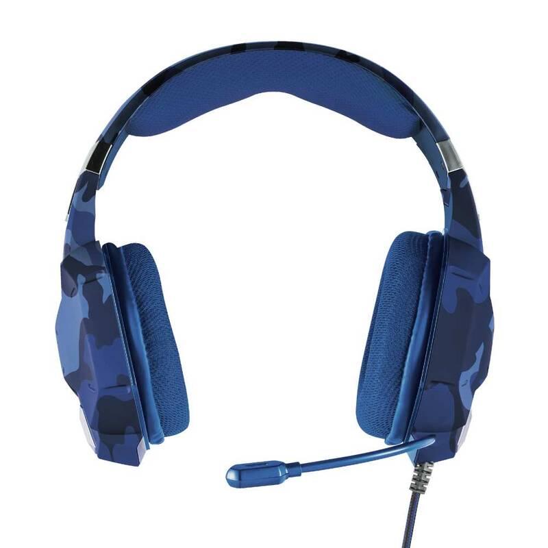 Headset Trust GXT 322B Carus - camo blue, Headset, Trust, GXT, 322B, Carus, camo, blue