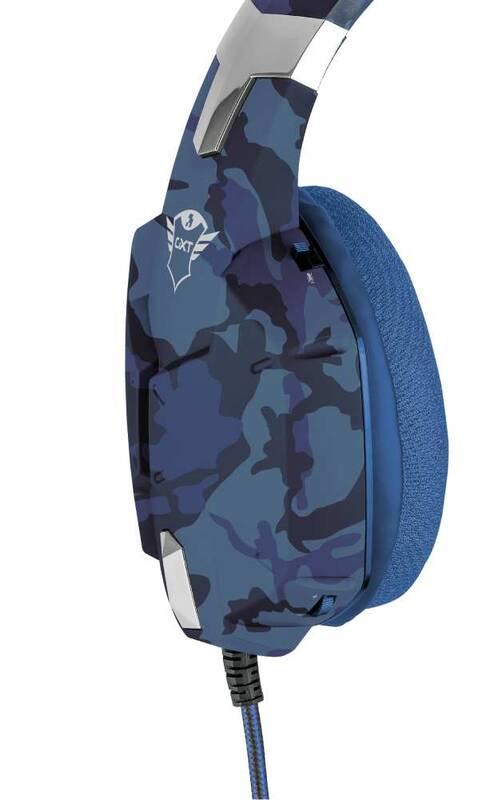 Headset Trust GXT 322B Carus - camo blue