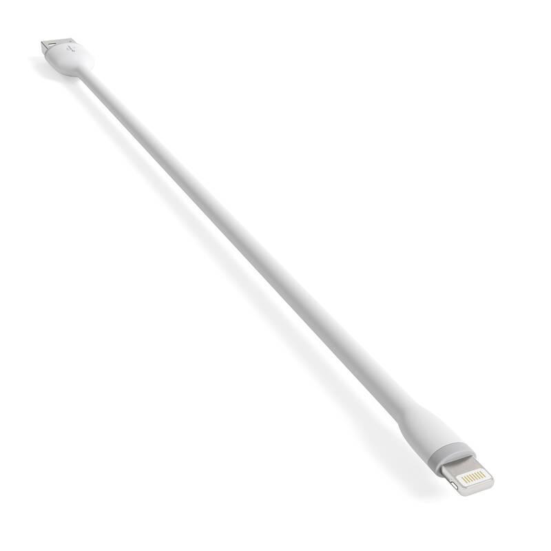 Kabel Satechi USB Lightning MFi, 25 cm bílý